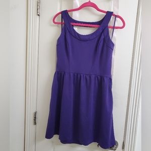 purple dress